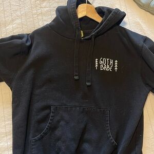 Goth babe hoodie